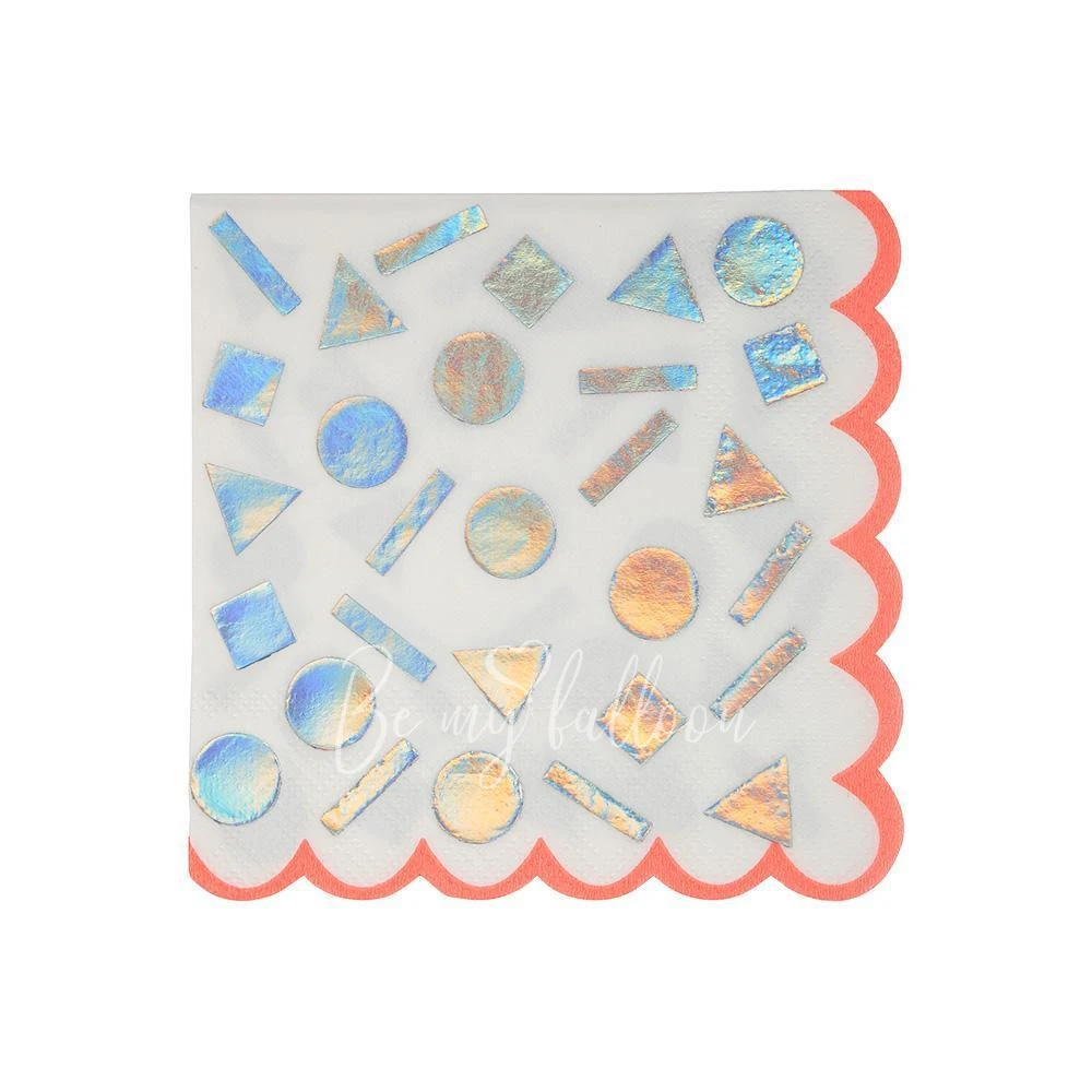 Rainbow Confetti Napkins (small)