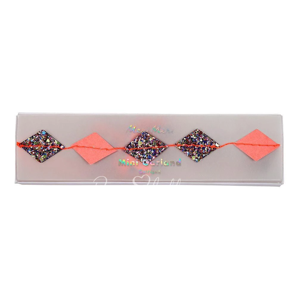 Glitter Diamonds Mini Garland