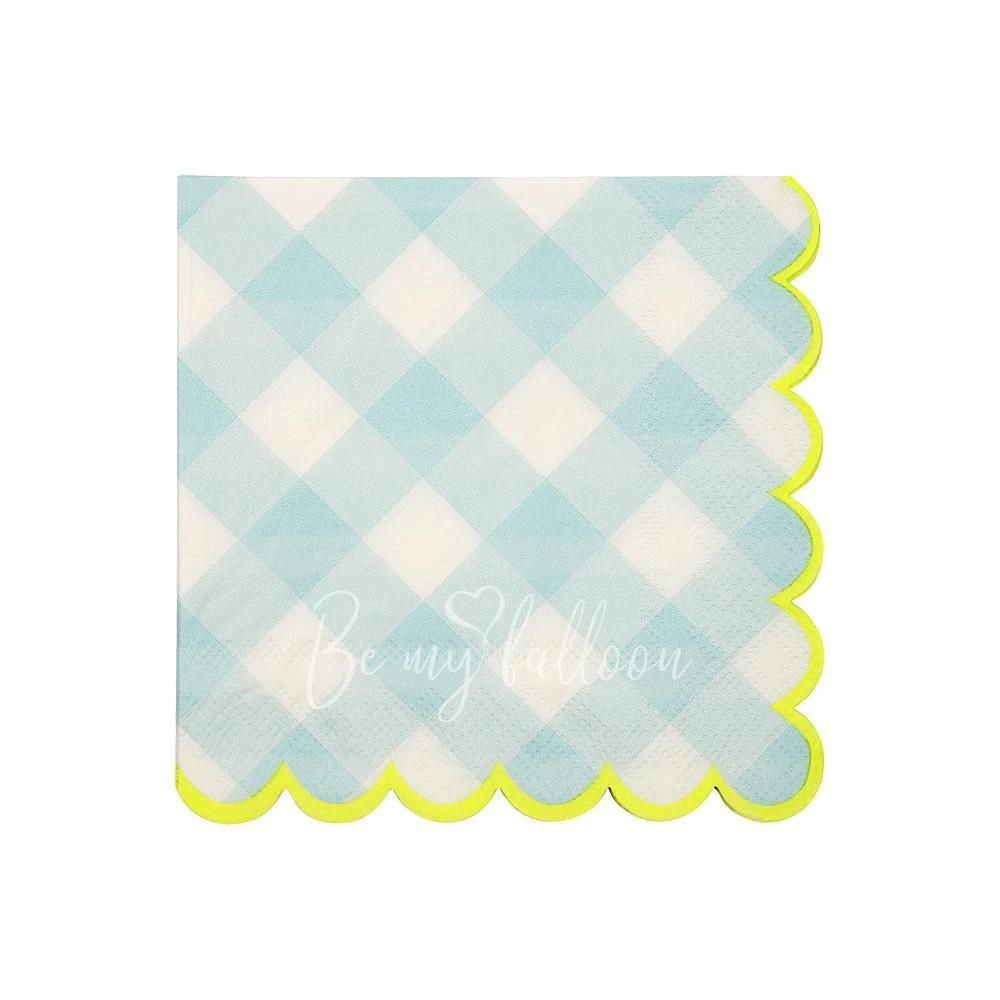 Blue Gingham Napkins (small)