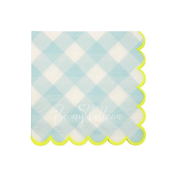 Blue Gingham Napkins (small)