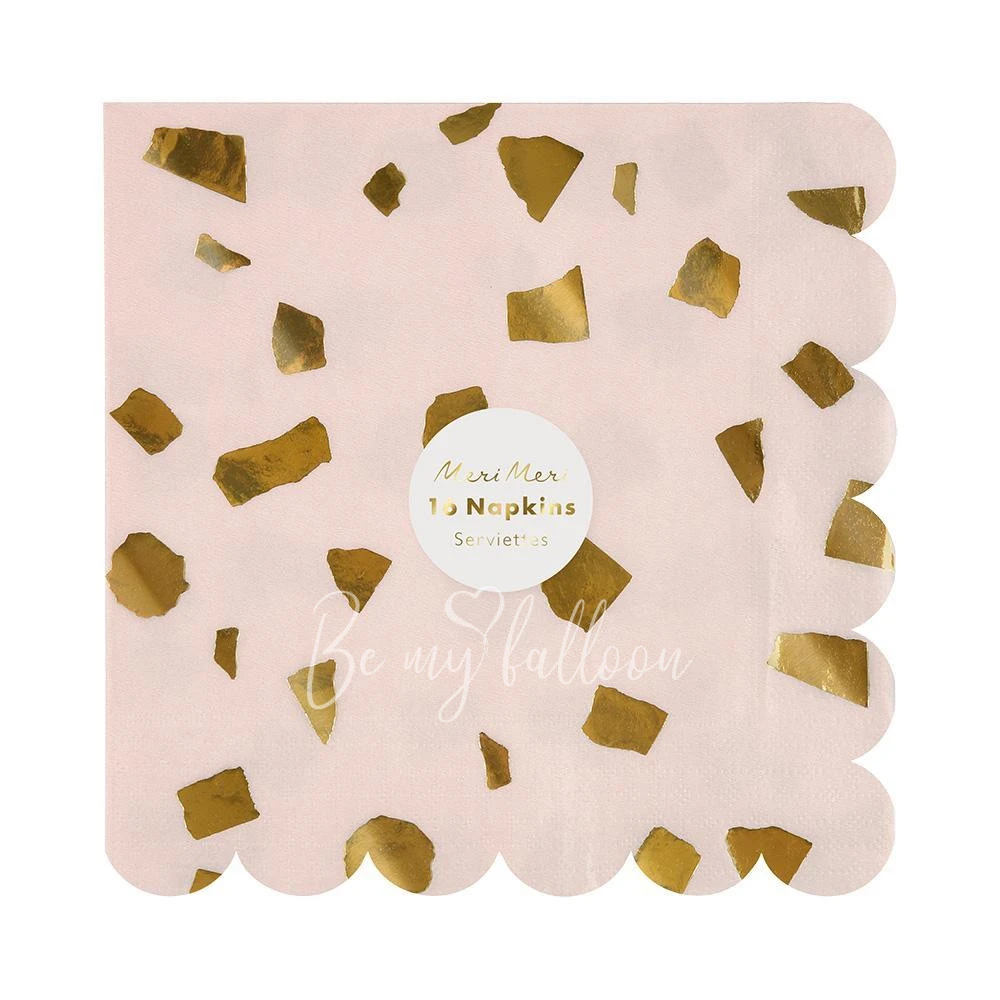 Terrazzo Blush Napkins (large)