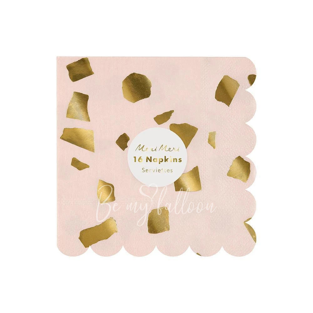 Terrazzo Blush Napkins (small)