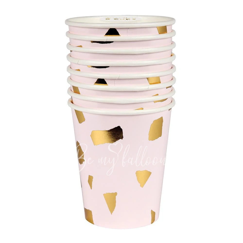 Terrazzo Blush Cups