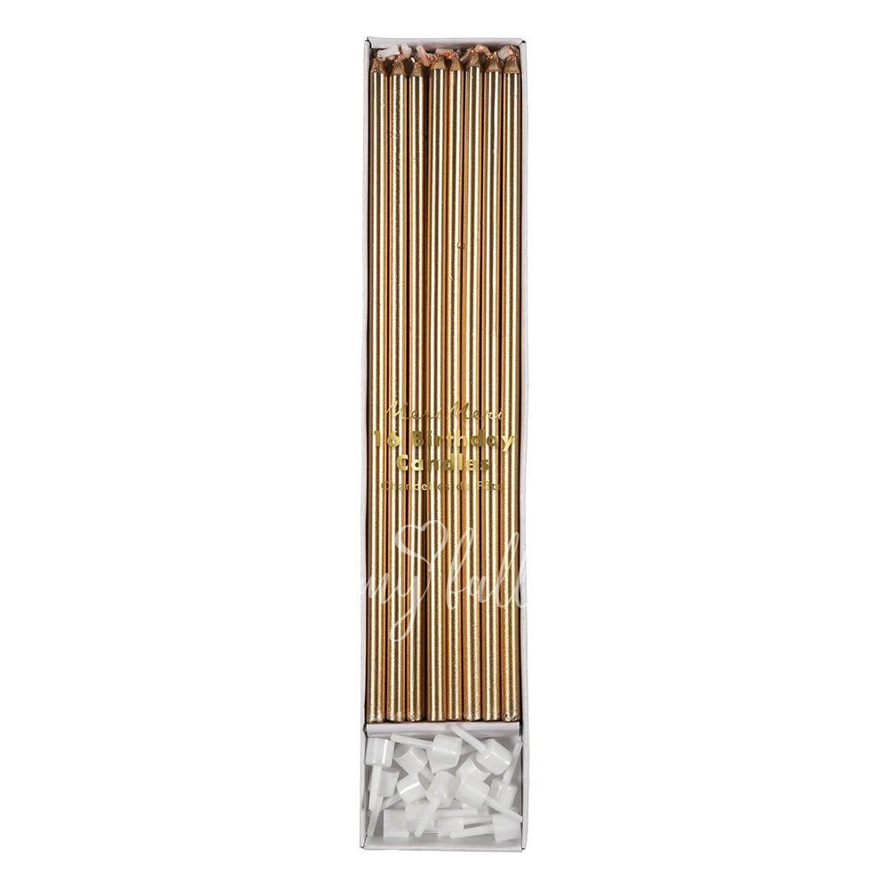 Gold Long Candles