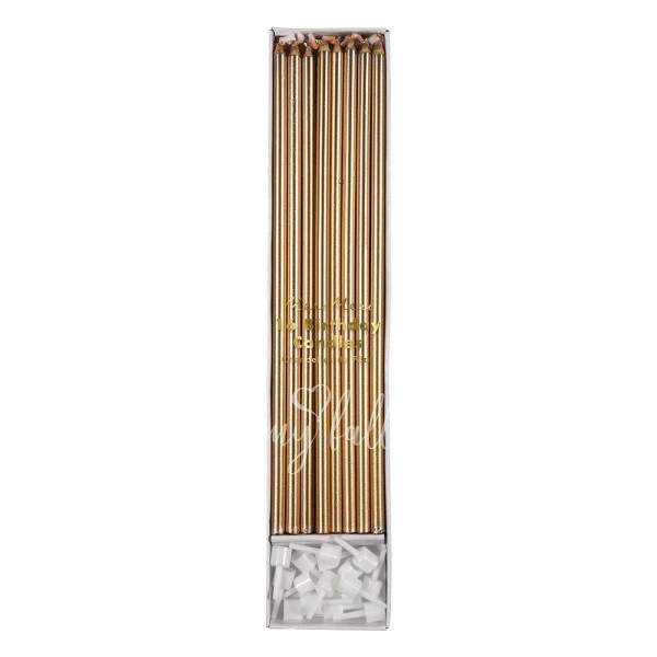Gold Long Candles