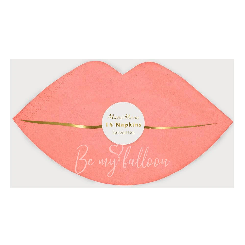 Pink Lips Napkins