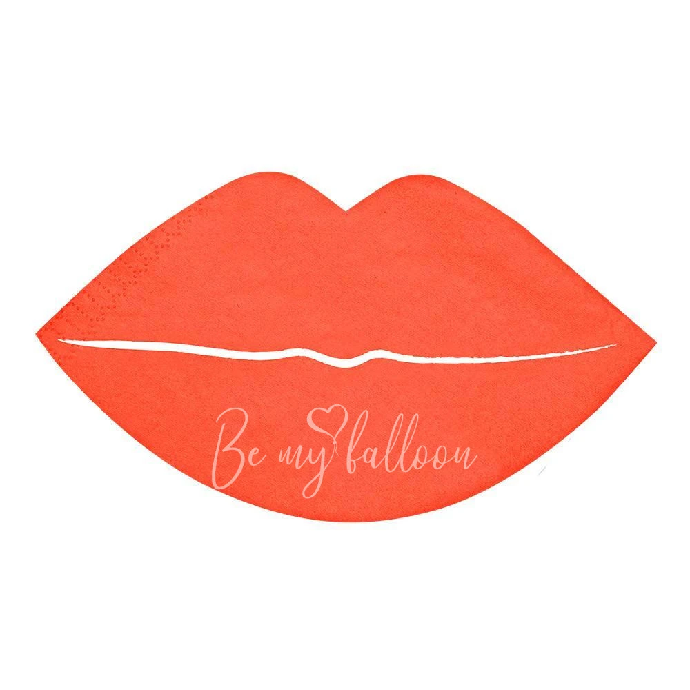 Pink Lips Napkins