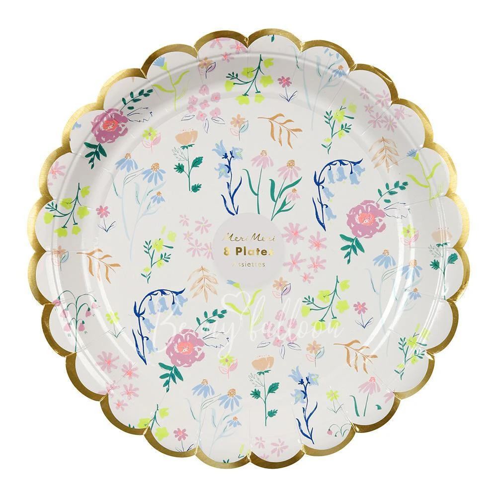 Wildflower Plates (large)