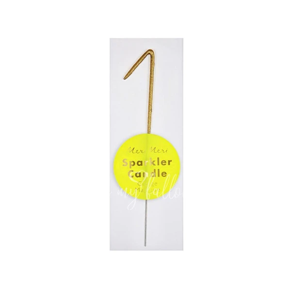 Gold Sparkler 1 Mini Candle