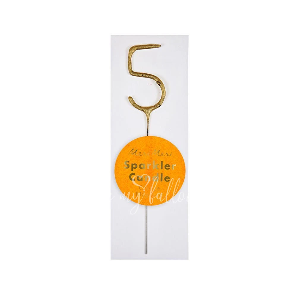 Gold Sparkler 5 Mini Candle