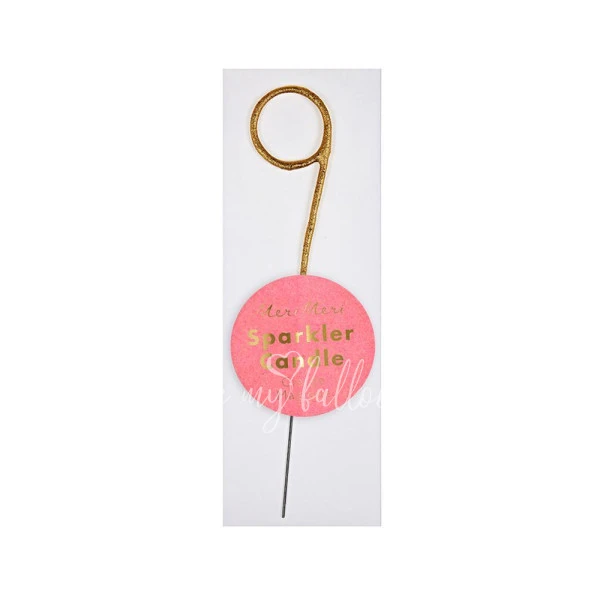Gold Sparkler 9 Mini Candle