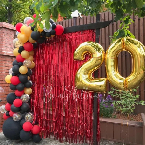 Набор шаров (фотозона) для Дня Рождения "20 лет"
