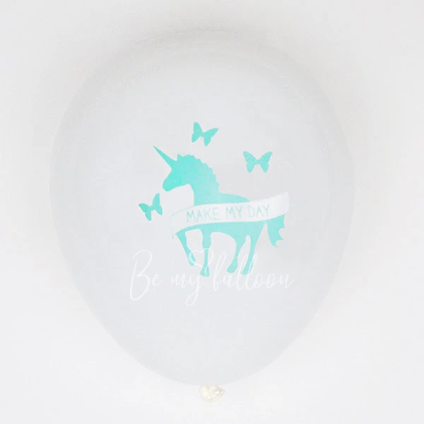 5 balloons - Unicorn