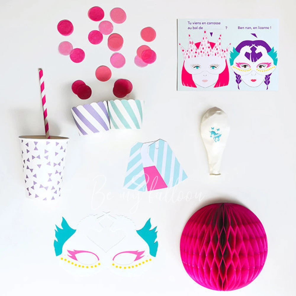 5 balloons - Unicorn