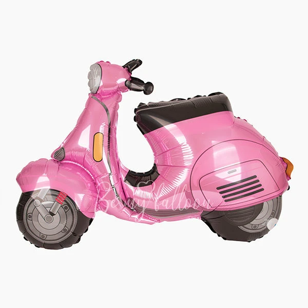 Foil balloon - Pink vespa