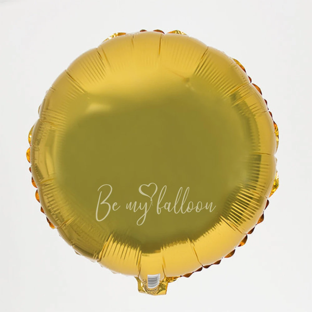 Gold foil balloon