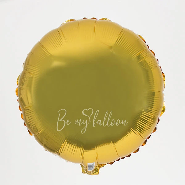 Gold foil balloon