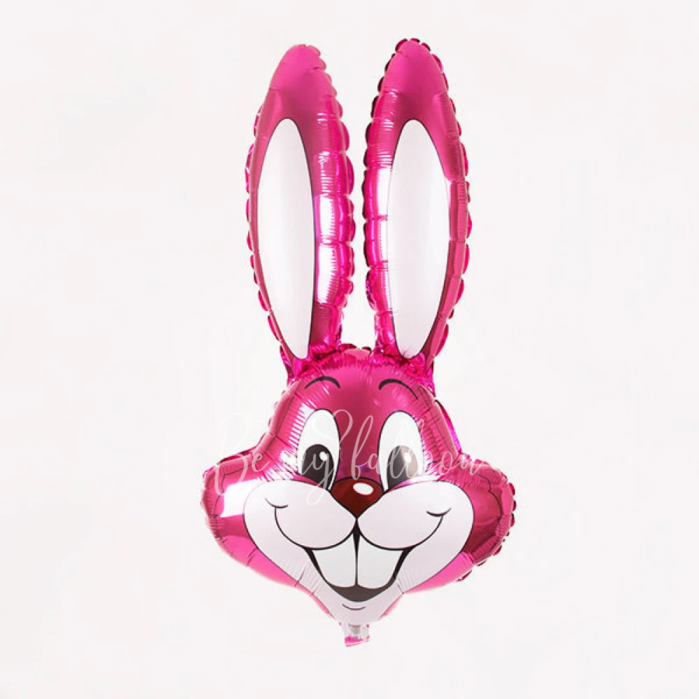 Foil balloon - Fuchsia rabbit
