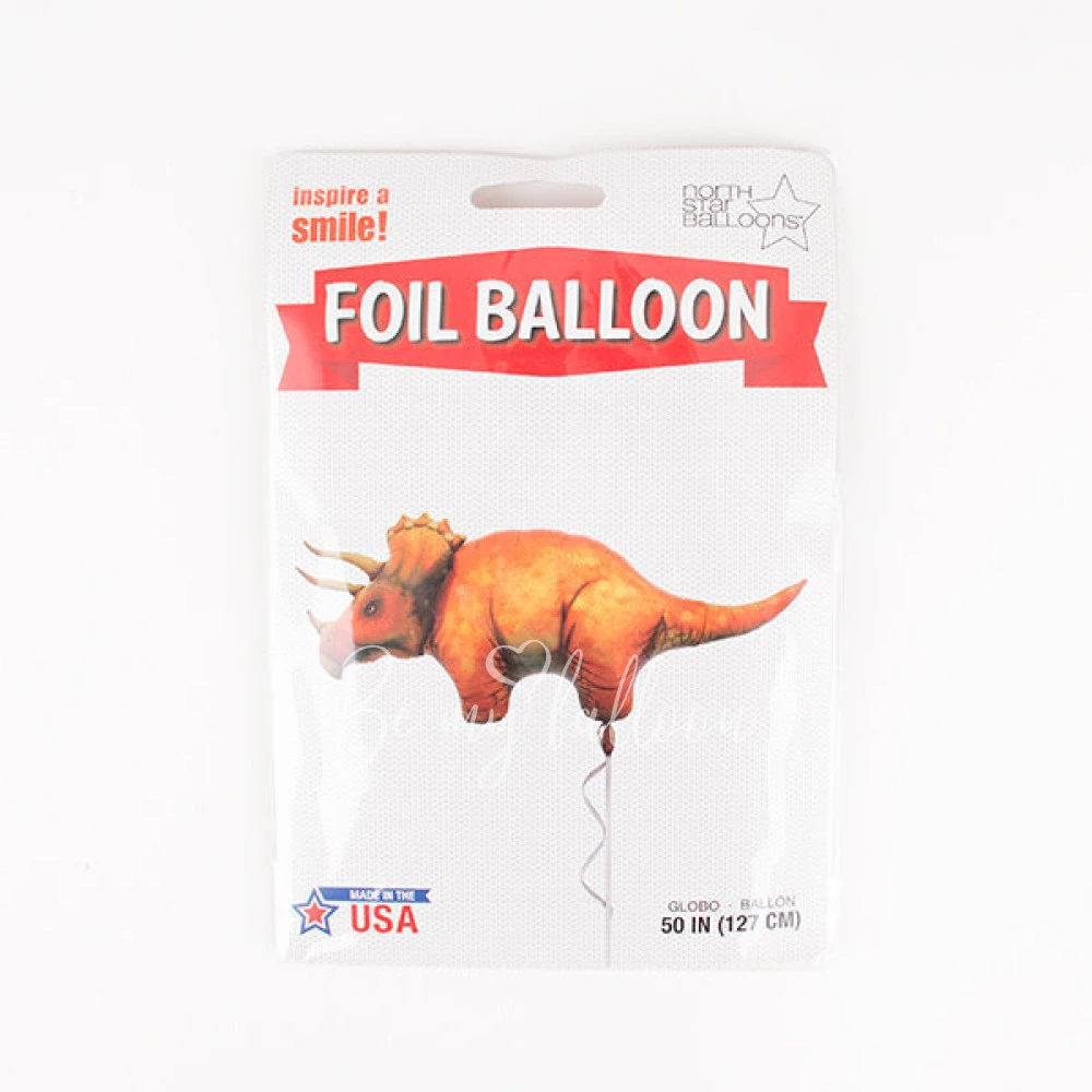 Foil balloon - Triceratops