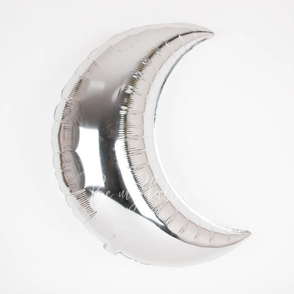 Silver foil balloon - Big moon