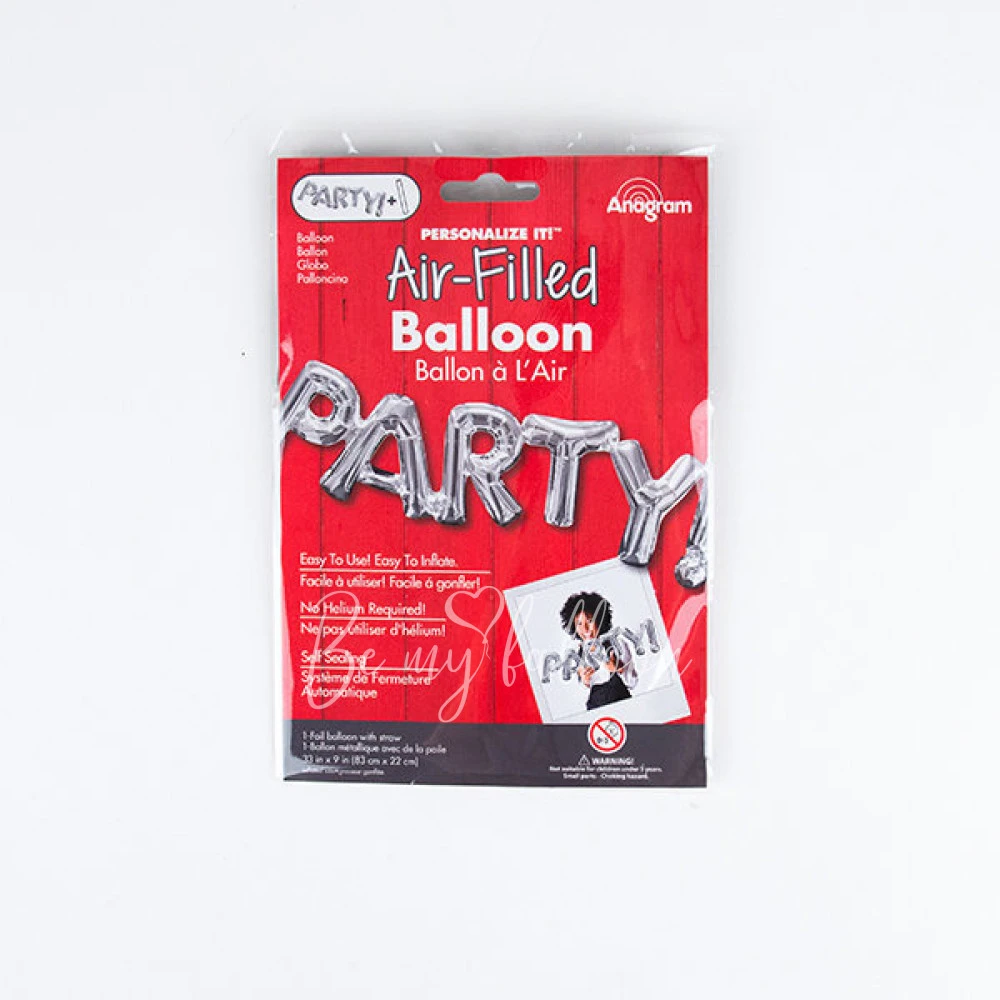 Foil balloons - Party - Silver