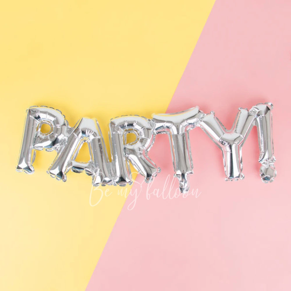 Foil balloons - Party - Silver