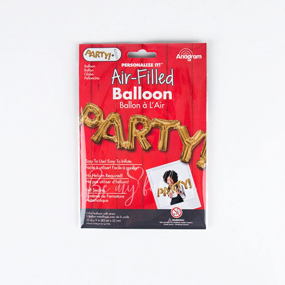 Foil balloons - Party - Gold
