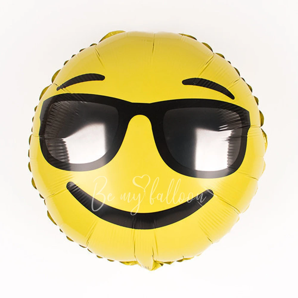 Foil balloon - Emoji sunglasses