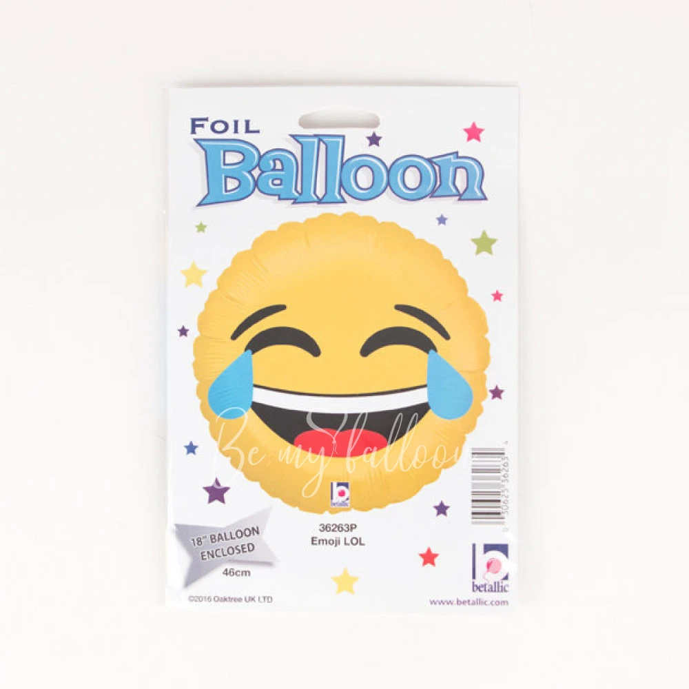 Foil balloon - LOL Emoji