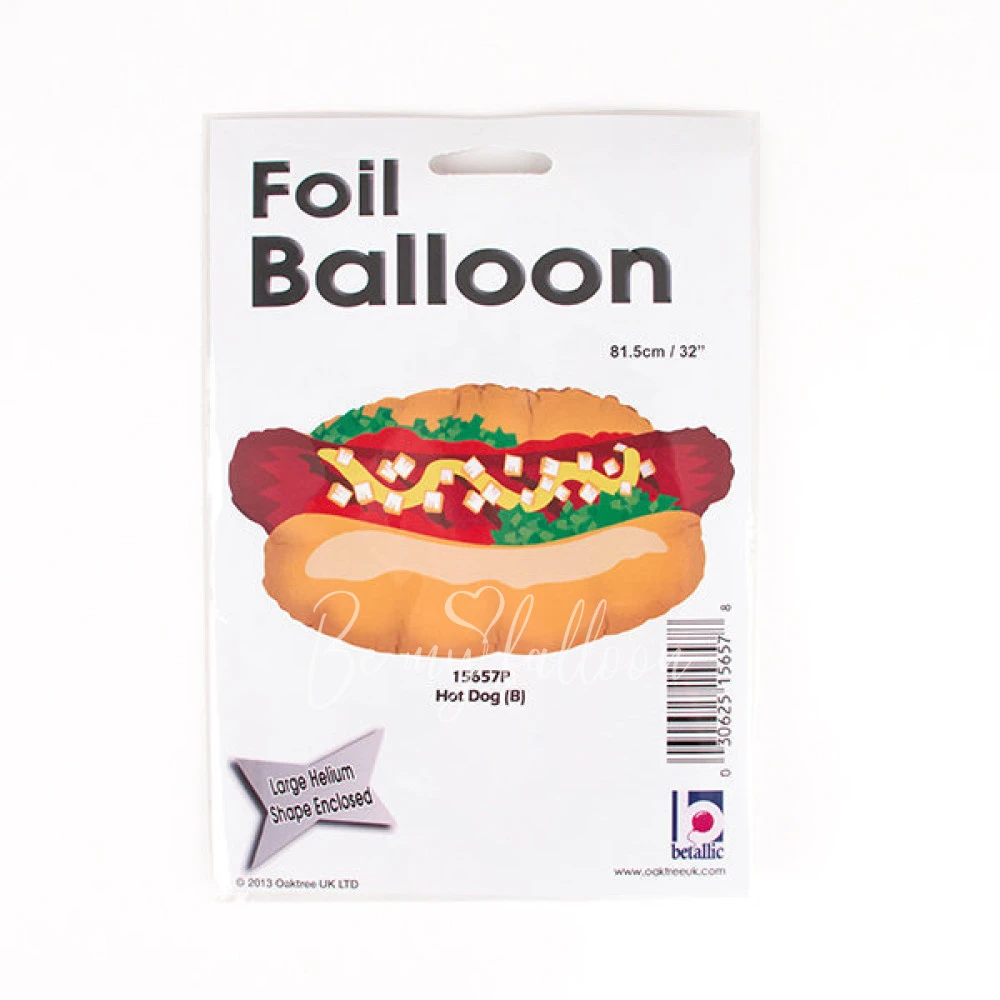 Hot dog foil balloon