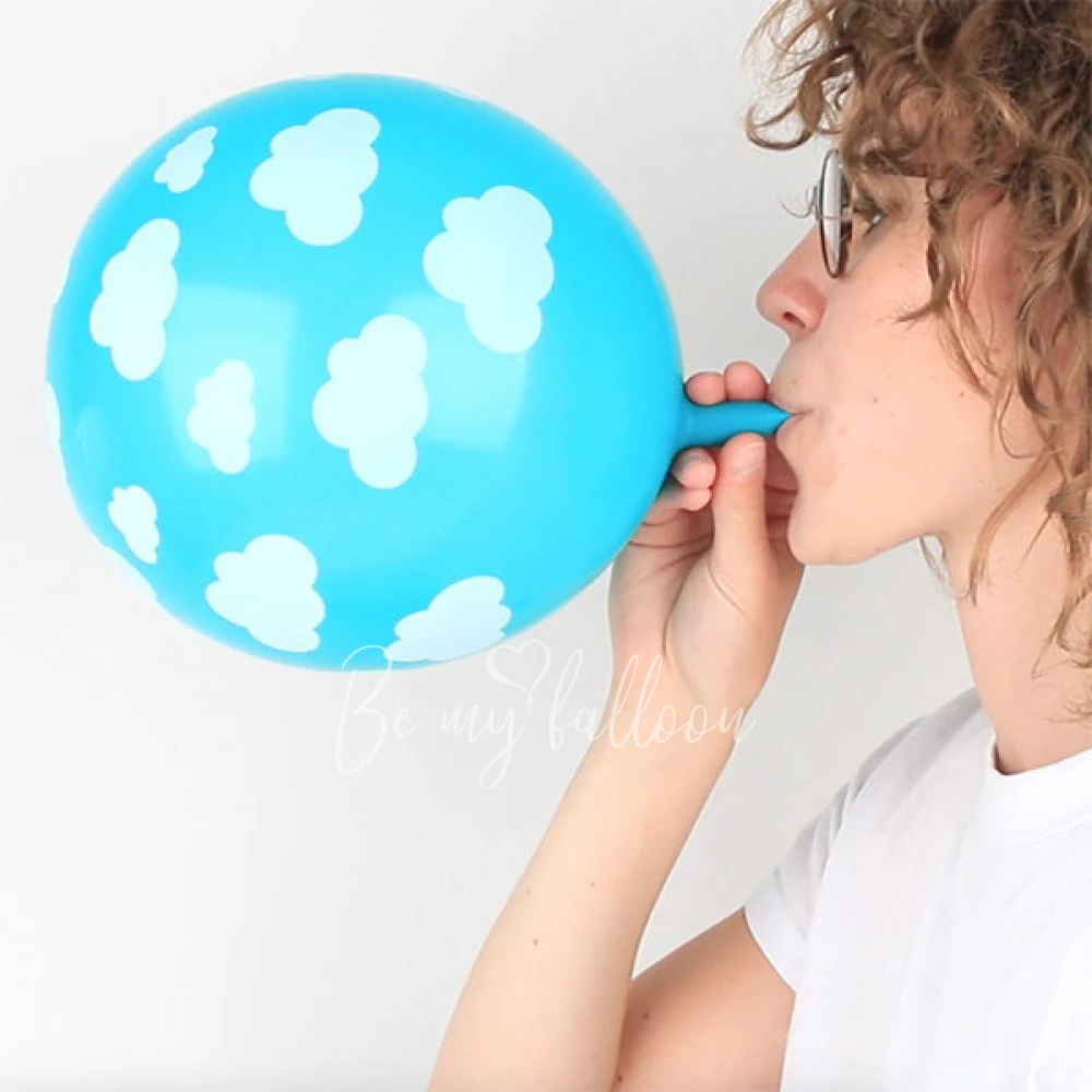 5 tattooed balloons - Dolphin