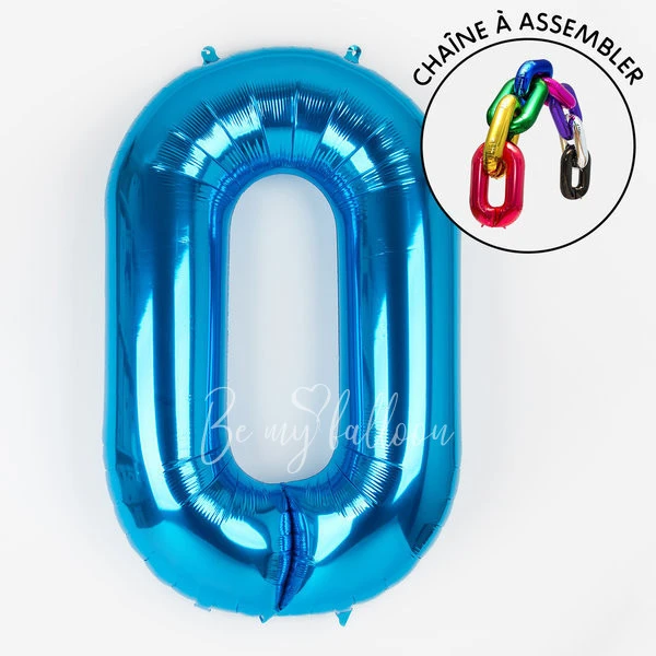 Small deco link foil balloon