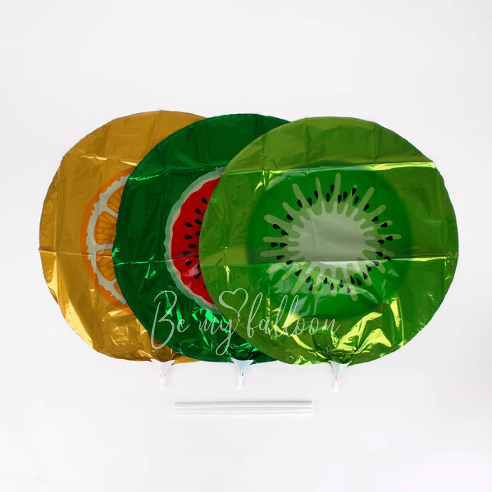 3 foil balloons - Fruit