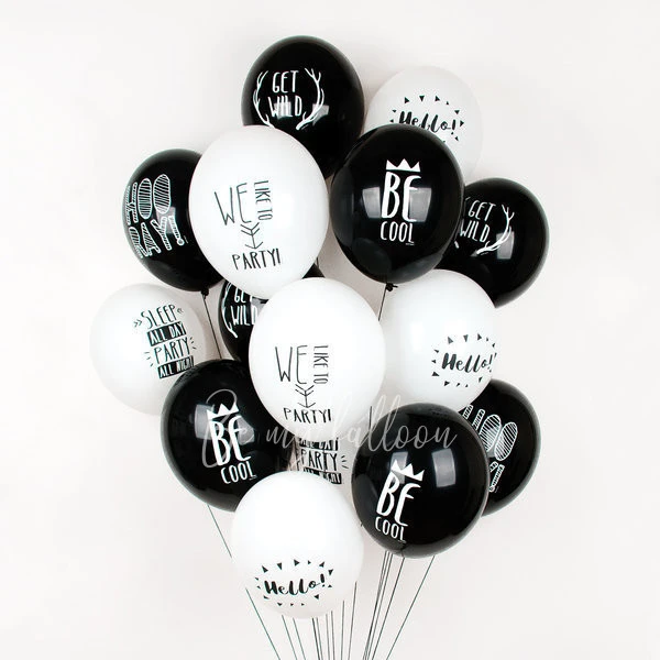 50 party messages balloons