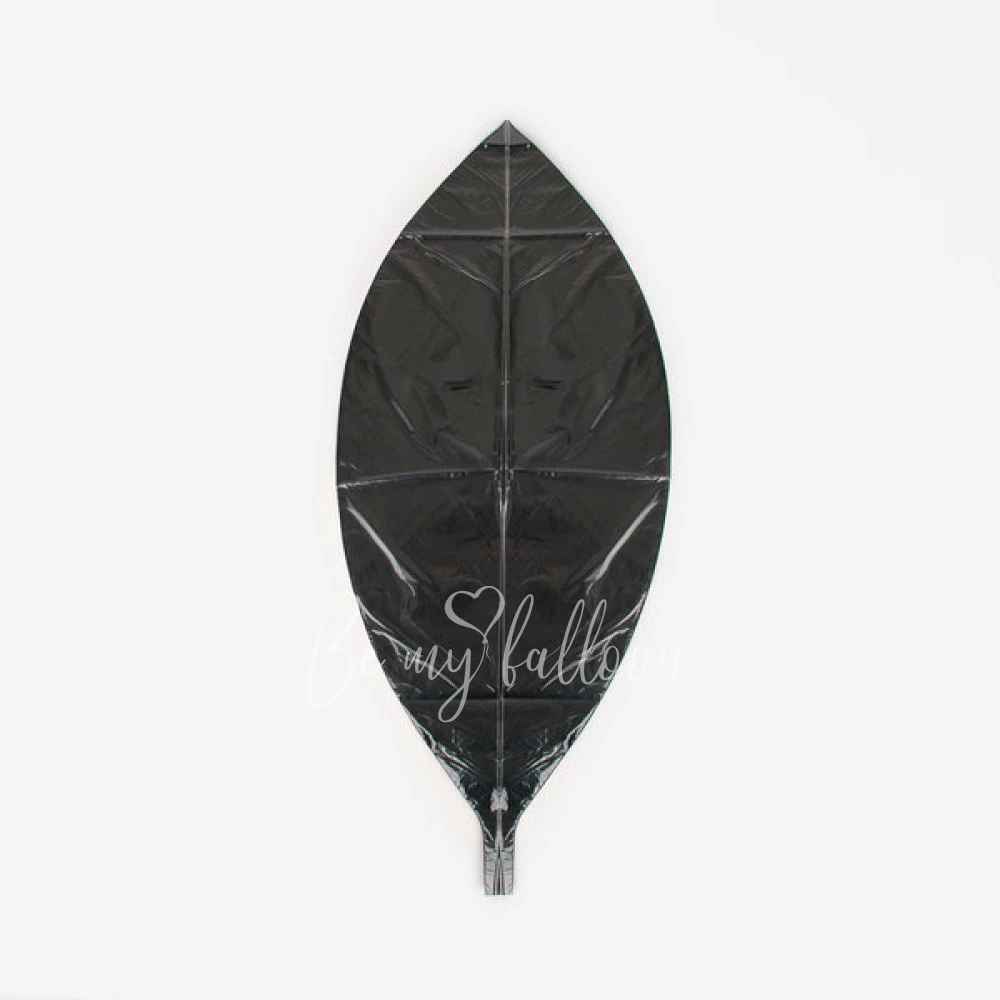 Bicolour foil balloon - Black and clear