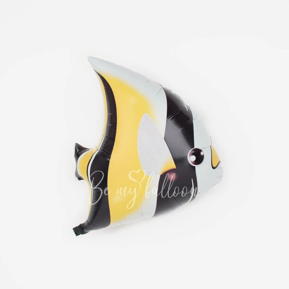 Foil balloon - Yellow tropical fish