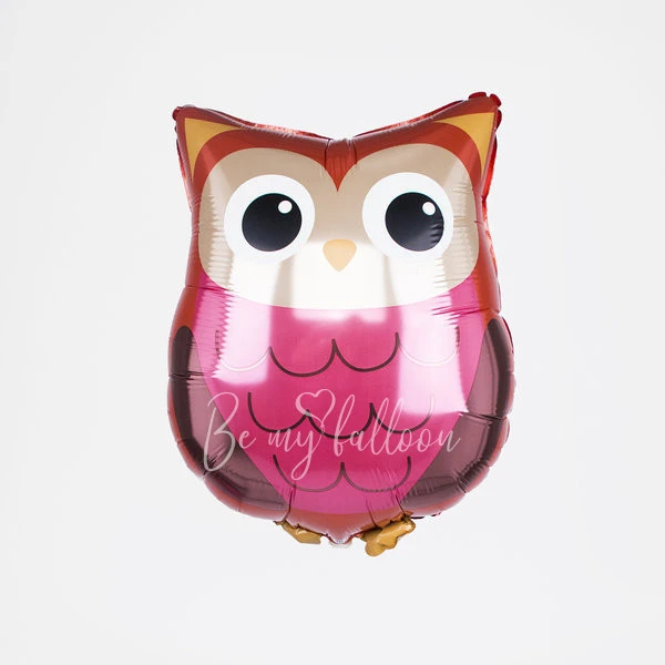 Foil balloon - Woodland owl