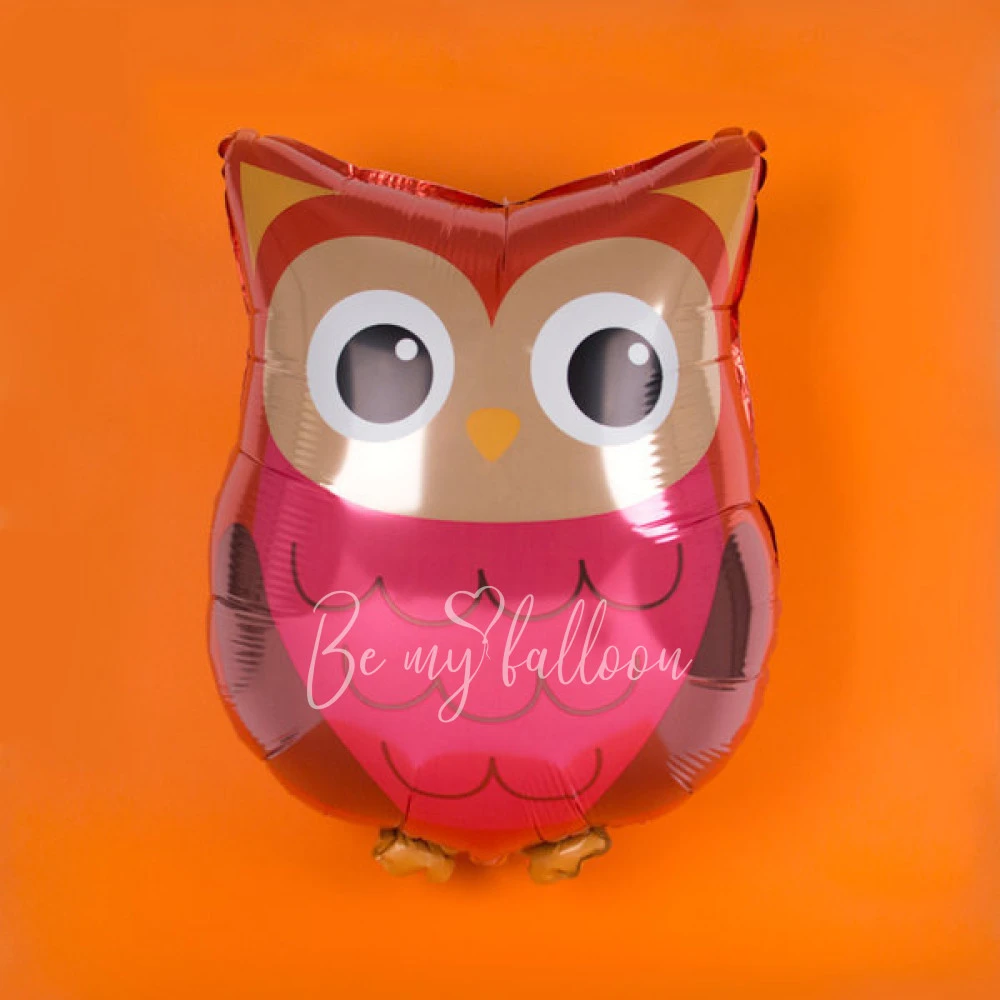 Foil balloon - Woodland owl