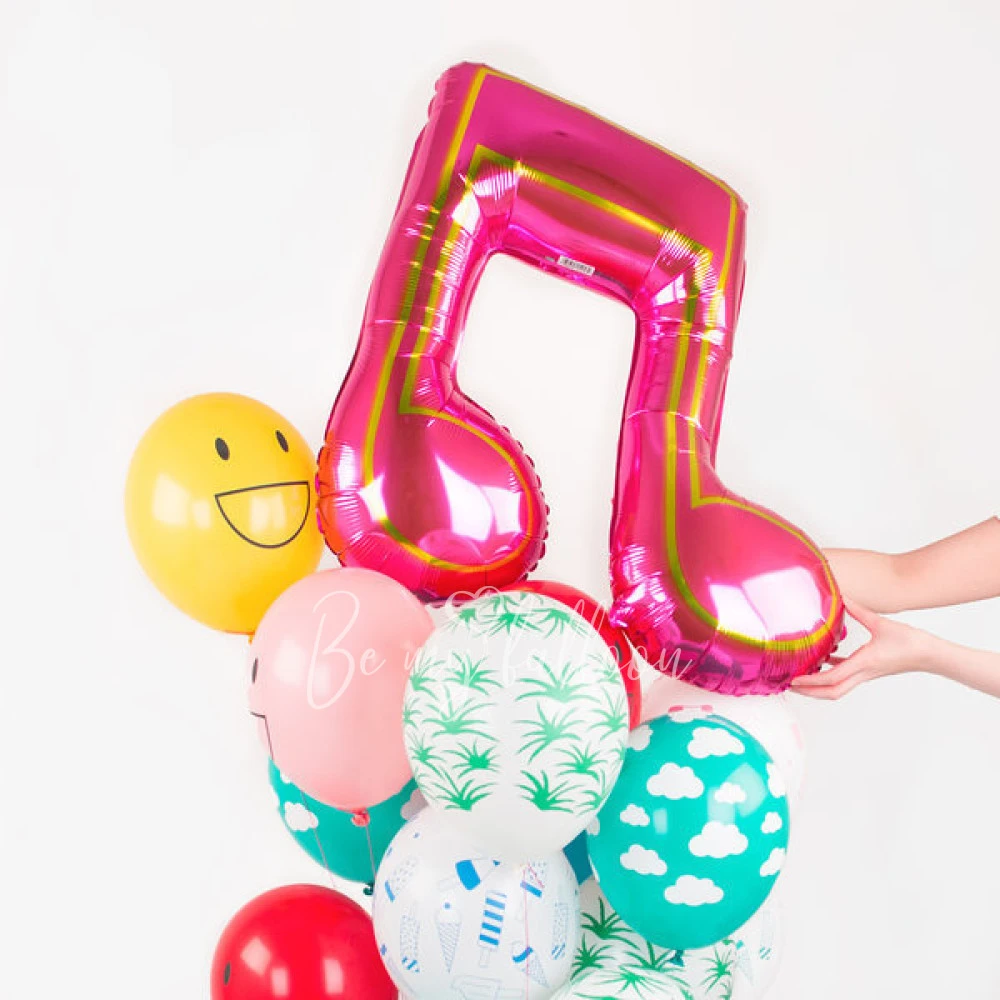Foil balloon - Music note