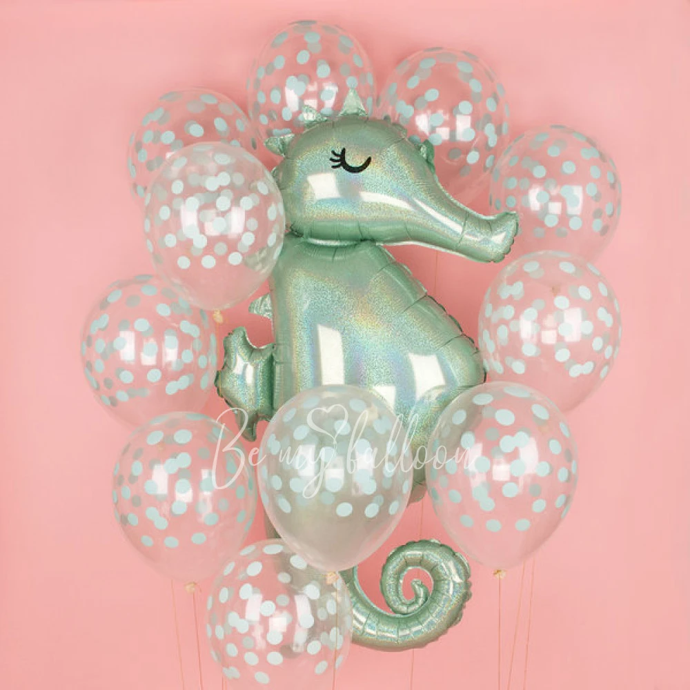 Foil balloon - Seahorse