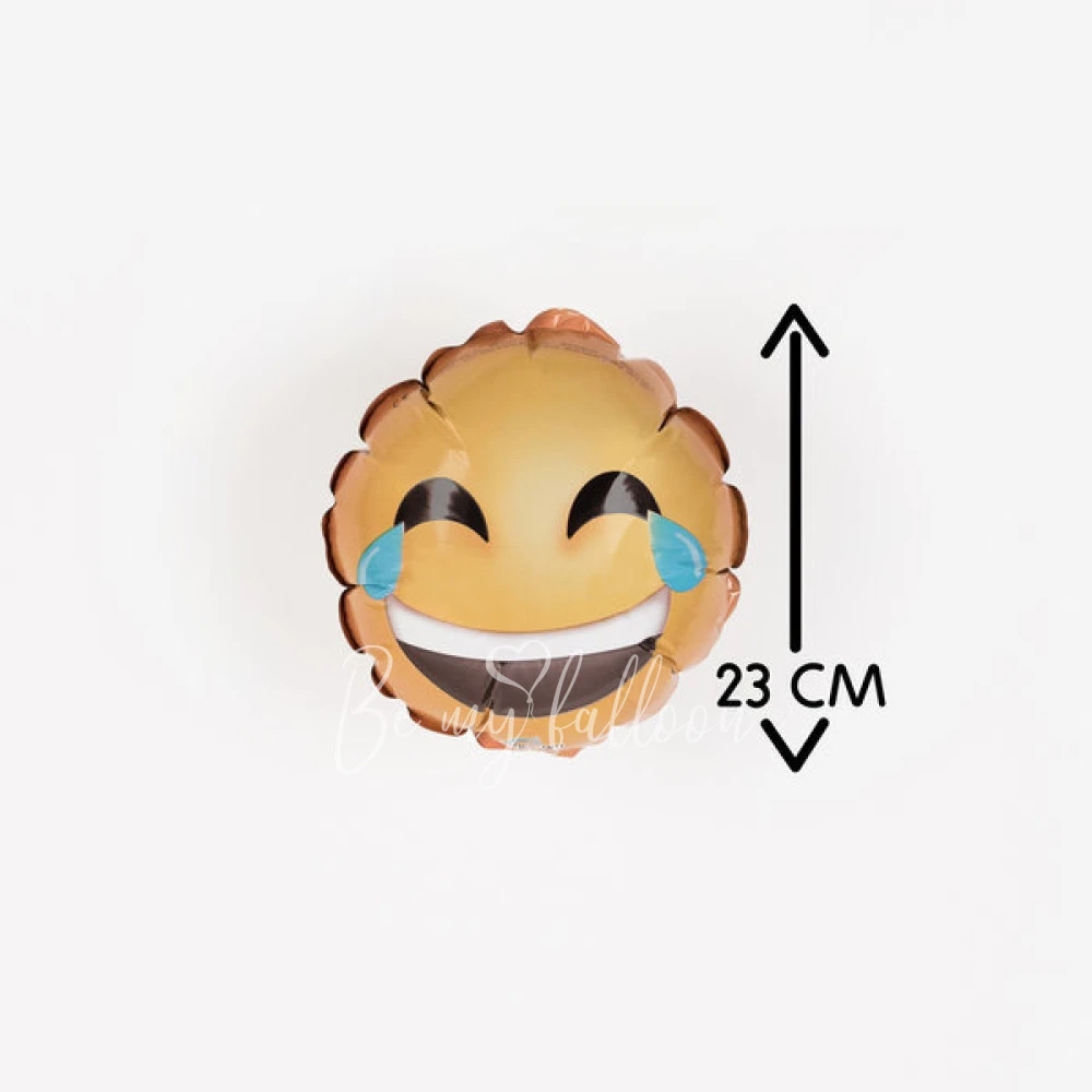 Small foil balloon - Laughing Emoji