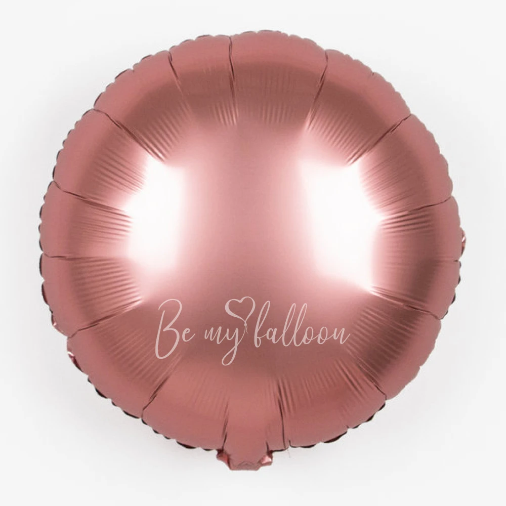 Foil balloon - Matt champagne round