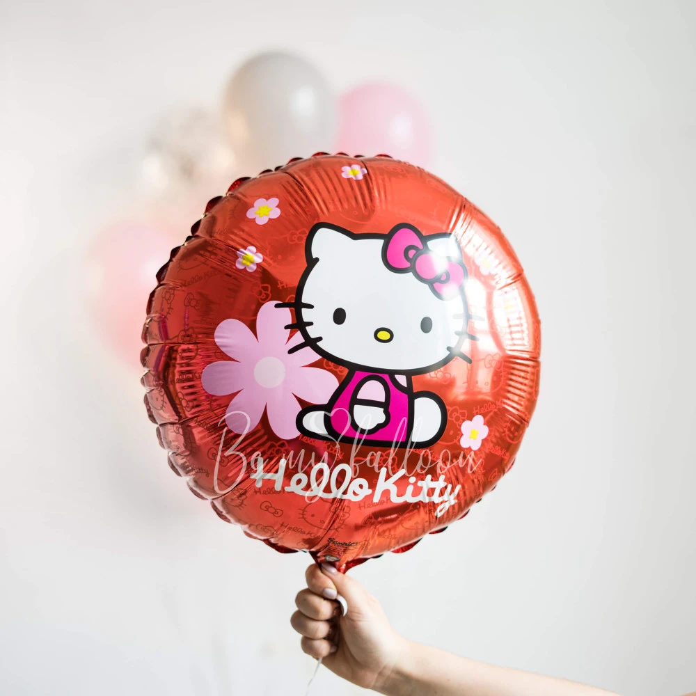 -50 % Шар из фольги "Hello Kitty" 40 см