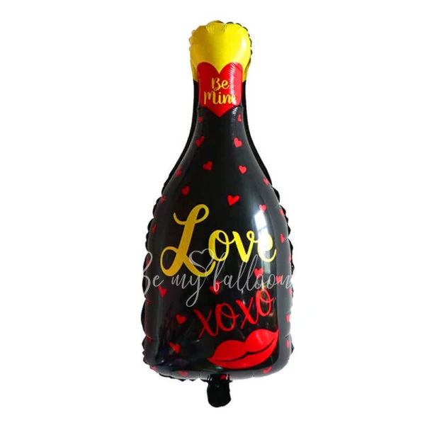 -40% Шар из фольги "Бутылка Шампанского LOVE" 60 см