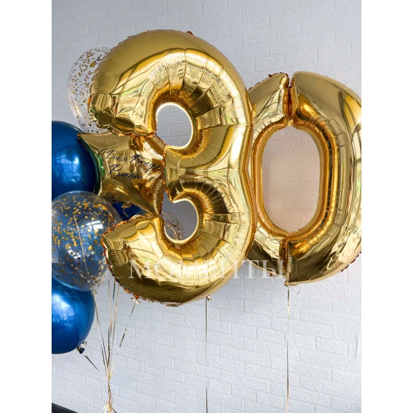 Набор шаров "Золотые 30"