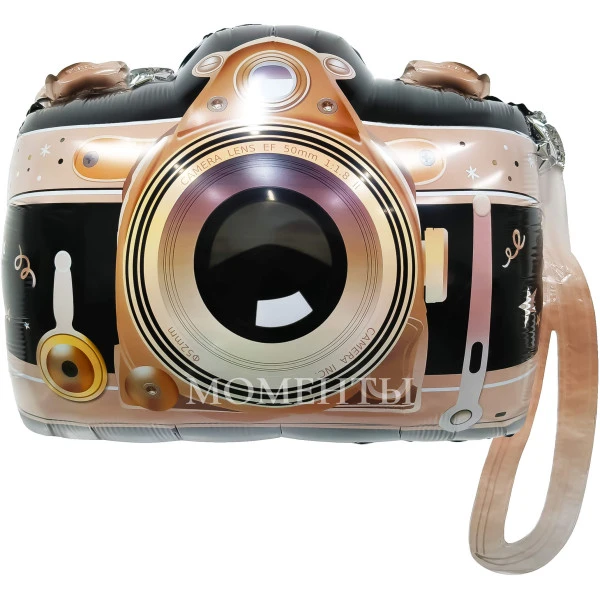 шар из фольги "фотоаппарат" 60 см
