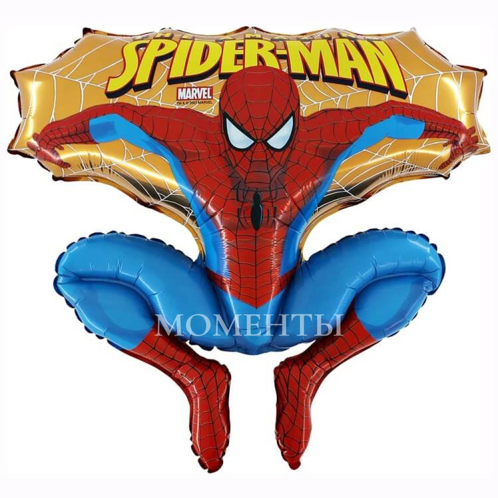 Шар из фольги Супер-герой "Человек Паук, spider man" 80 см