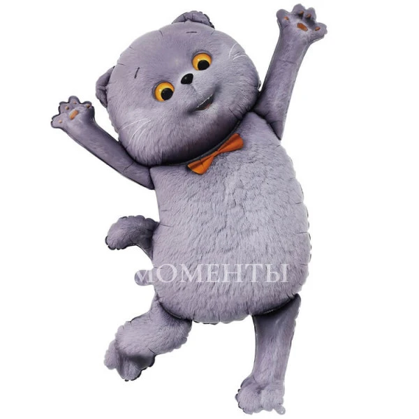 Шар из фольги "Кот Басик" 90 см