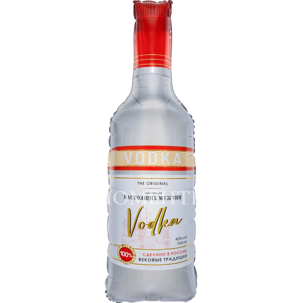 Шар из фольги "Бутылка, Водка" 85 см