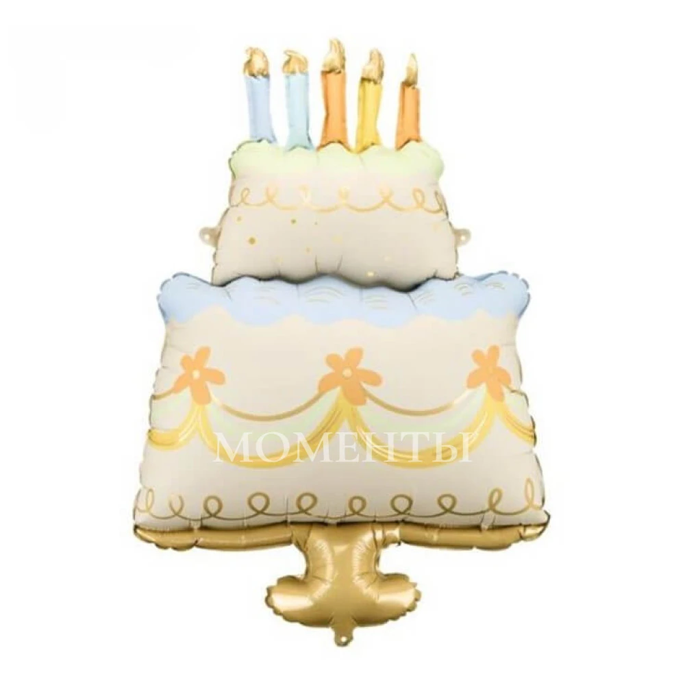 Шар из фольги "Тортик" 90см